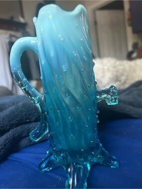 Antique Northwood glass vase